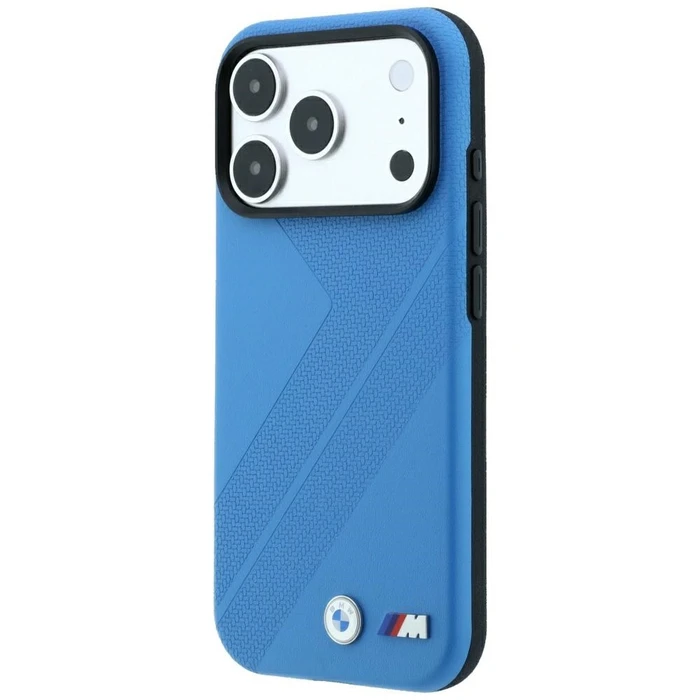BMW M Tire Track Metal Logo MagSafe Apple iPhone 18 Pro Max / 17 Pro Max blue