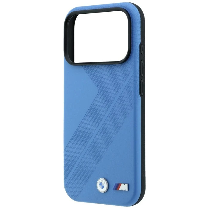 BMW M Tire Track Metal Logo MagSafe Apple iPhone 18 Pro Max / 17 Pro Max blue