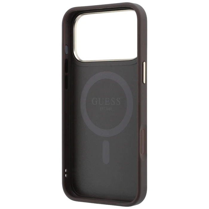 Guess Ring Stand 360 4G Classic Logo MagSafe Apple iPhone 18 Pro / 17 Pro brown