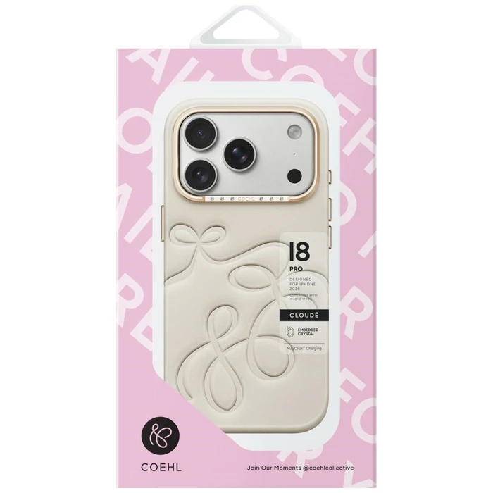 UNIQ Coehl Cloude Apple iPhone 18 Pro / 17 Pro Magnetic Charging beige