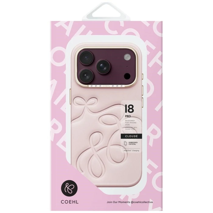 UNIQ Coehl Cloude Apple iPhone 18 Pro / 17 Pro Magnetic Charging pink