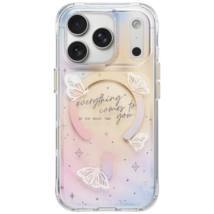 UNIQ Coehl Ellie Apple iPhone 18 Pro / 17 Pro Magnetic Charging prism bloom
