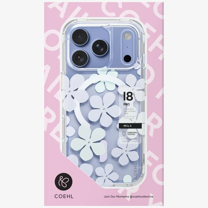 UNIQ Coehl Mila Apple iPhone 18 Pro / 17 Pro Magnetic Charging blue