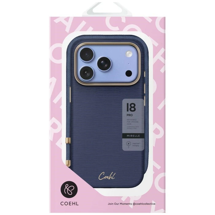UNIQ Coehl Mirelle Apple iPhone 18 Pro / 17 Pro Magnetic Charging blue