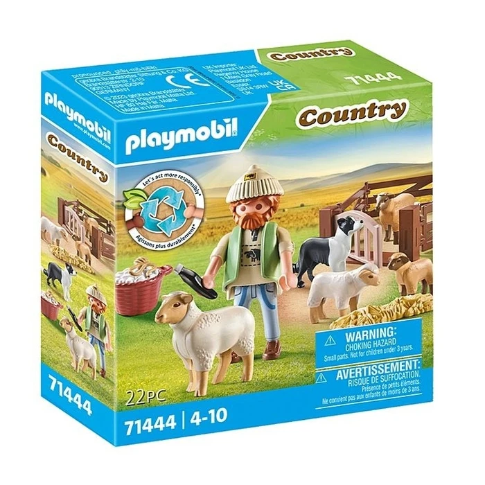 Φιγούρα Playmobil Young Shepherd With Flock Of Sheep