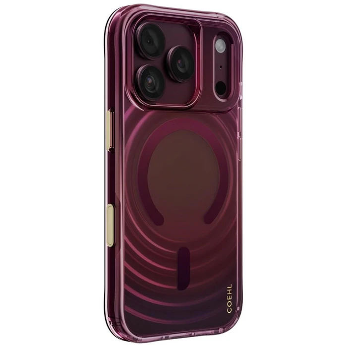 UNIQ Coehl Vela Apple iPhone 18 Pro / 17 Pro Magnetic Charging burgundy