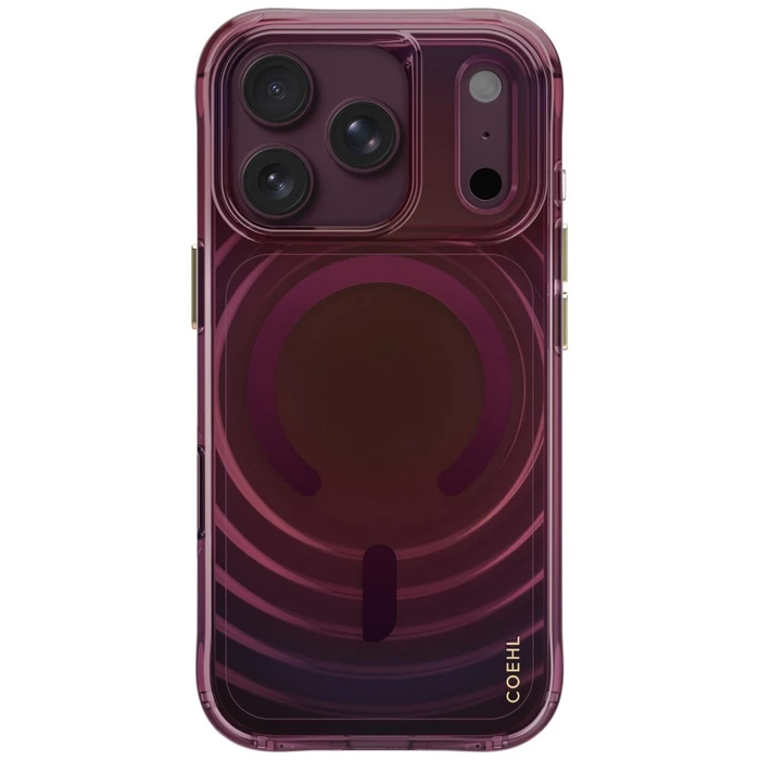 UNIQ Coehl Vela Apple iPhone 18 Pro / 17 Pro Magnetic Charging burgundy