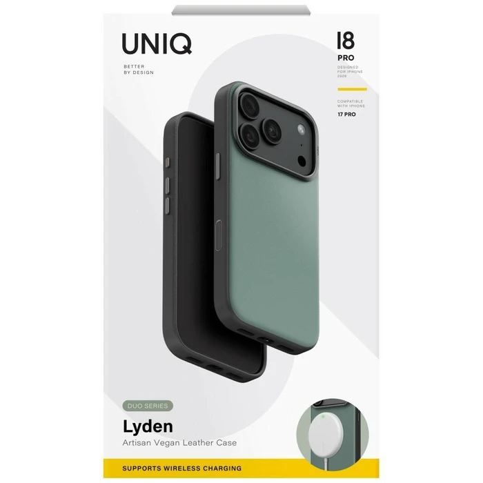 UNIQ Lyden DS Apple iPhone 18 Pro / 17 Pro Magclick Charging green