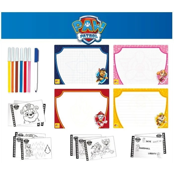 Εκπαιδευτικό Παιχνίδι Lisciani Drawing School - Paw patrol Set