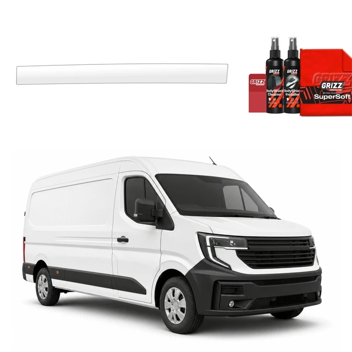 GrizzGlass BodyShield Right Cargo Door Sill Protective Film Renault Master 4 E-Tech (2024-2026)