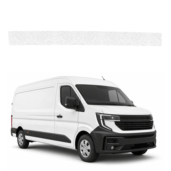 GrizzGlass HeavyDuty White Left Cargo Door Sill Protective Film Renault Master 4 E-Tech (2024-2026)