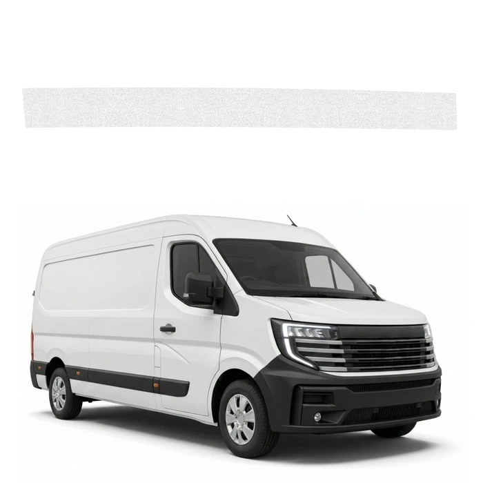 GrizzGlass HeavyDuty Clear Left Cargo Door Sill Protective Film Nissan Interstar-e 3 (2024-2026)