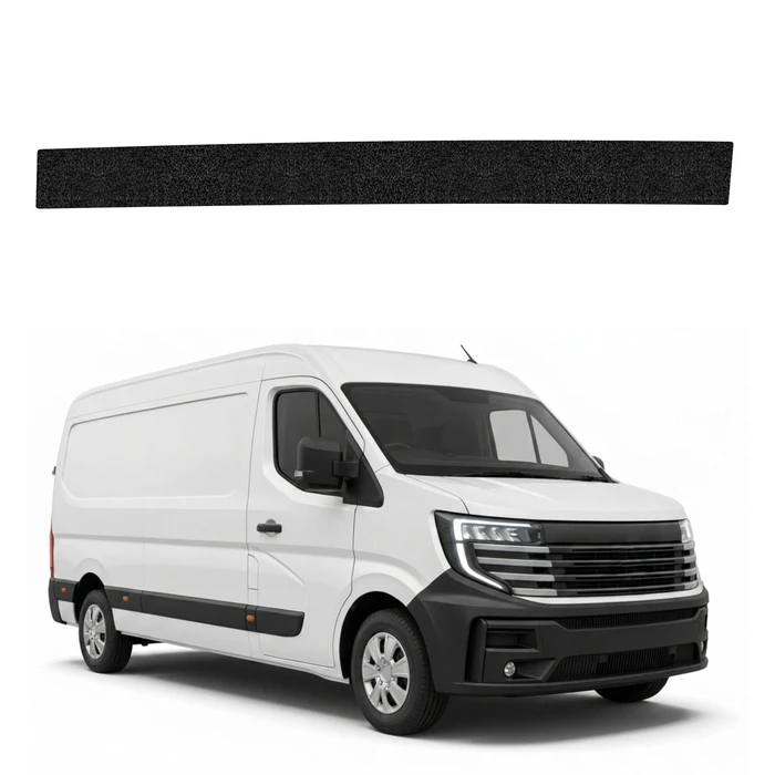 GrizzGlass HeavyDuty Black Right Cargo Door Sill Protective Film Nissan Interstar-e 3 (2024-2026)