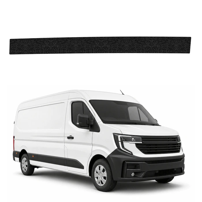 GrizzGlass HeavyDuty Black Right Cargo Door Sill Protective Film Renault Master 4 E-Tech (2024-2026)