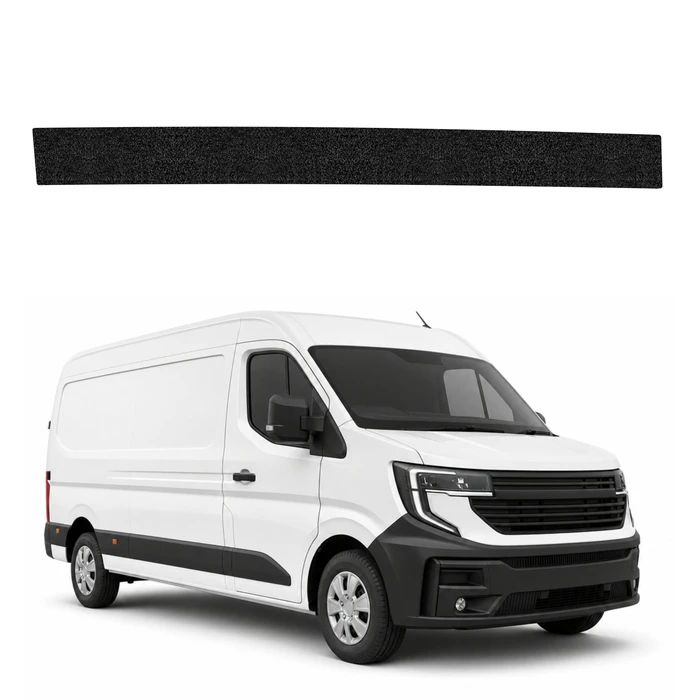 GrizzGlass HeavyDuty Black Left Cargo Door Sill Protective Film Renault Master 4 E-Tech (2024-2026)