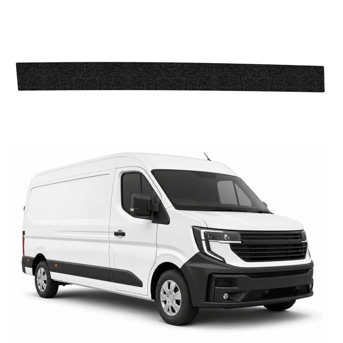 GrizzGlass HeavyDuty Black Left Cargo Door Sill Protective Film Renault Master 4 (2024-2026)