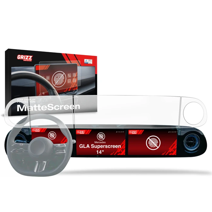 Matte GrizzGlass CarDisplay Protection Mercedes GLA Superscreen (2026) [4in1]