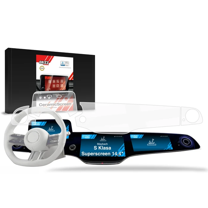 Ceramic GrizzGlass CarDisplay Protection Maybach S-Class Superscreen (2026) [4in1]