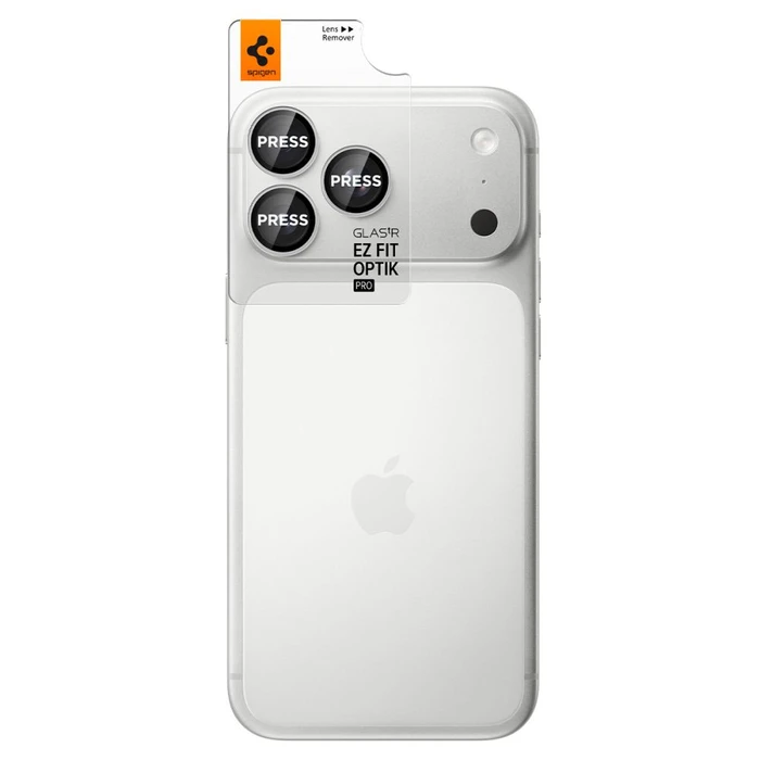 Spigen Optik Pro Glas.tr Ez Fit Camera Protector Apple iPhone 18 Pro / 18 Pro Max Silver [2 PACK]