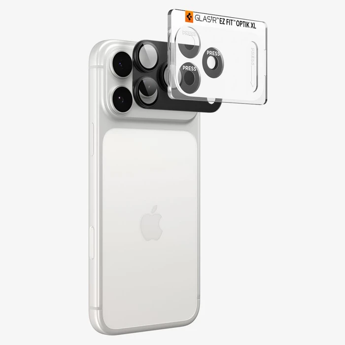 Spigen Optik Pro XL Glas.tr Ez Fit Camera Protector Apple iPhone 18 Pro Max Dark Grey