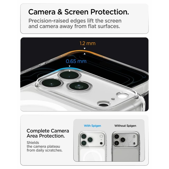 Spigen Ultra Hybrid MagSafe Apple iPhone 17 Pro / 18 Pro Clear/white