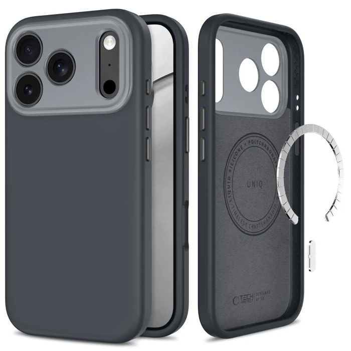 Tech-Protect Uniq MagSafe CC Apple iPhone 17 Pro / 18 Pro Charcoal Grey