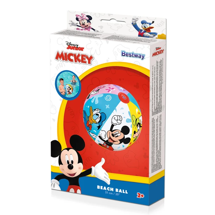 Bestway Mickey Φουσκωτή Μπάλα Θαλάσσης 51 εκ. 91098