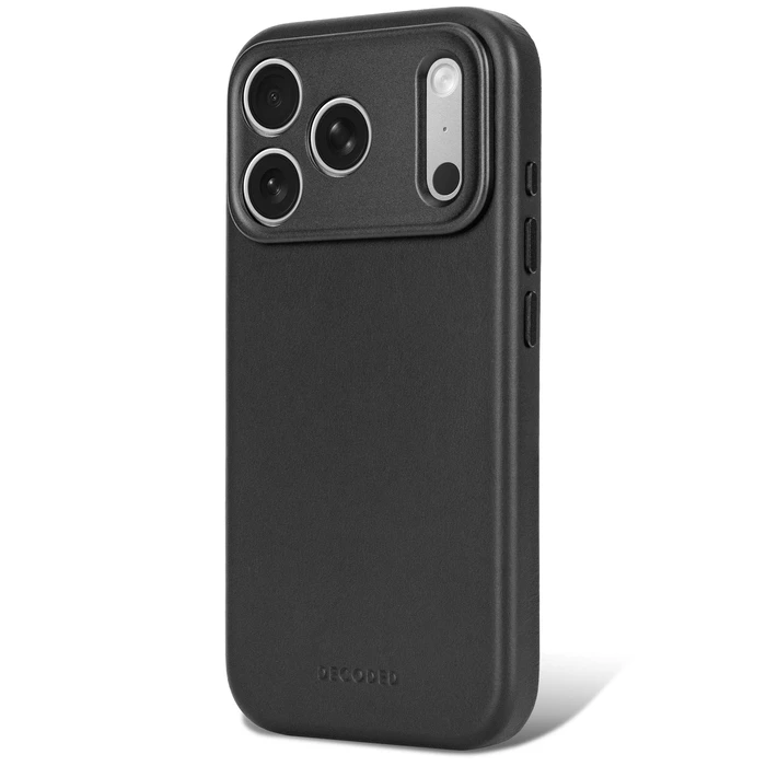 Decoded Leather Backcover Apple iPhone 18 Pro / 17 Pro MagSafe (black)
