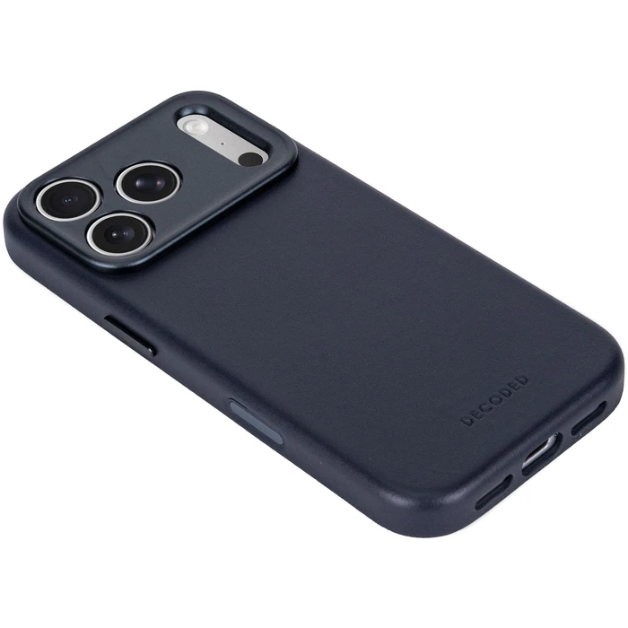 Decoded Leather Backcover Apple iPhone 18 Pro / 17 Pro MagSafe (midnight)