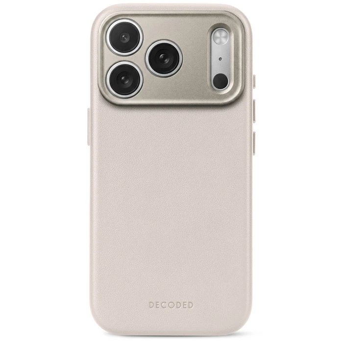 Decoded Leather Backcover Apple iPhone 18 Pro / 17 Pro MagSafe (taupe)