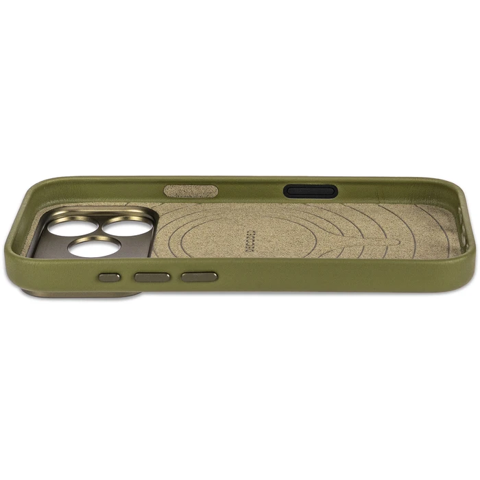 Decoded Leather Backcover Apple iPhone 18 Pro / 17 Pro MagSafe (moss green)