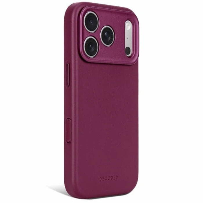 Decoded Leather Backcover Apple iPhone 18 Pro / 17 Pro MagSafe (aubergine)
