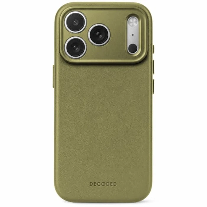 Decoded Leather Backcover Apple iPhone 18 Pro Max / 17 Pro Max MagSafe (moss green)