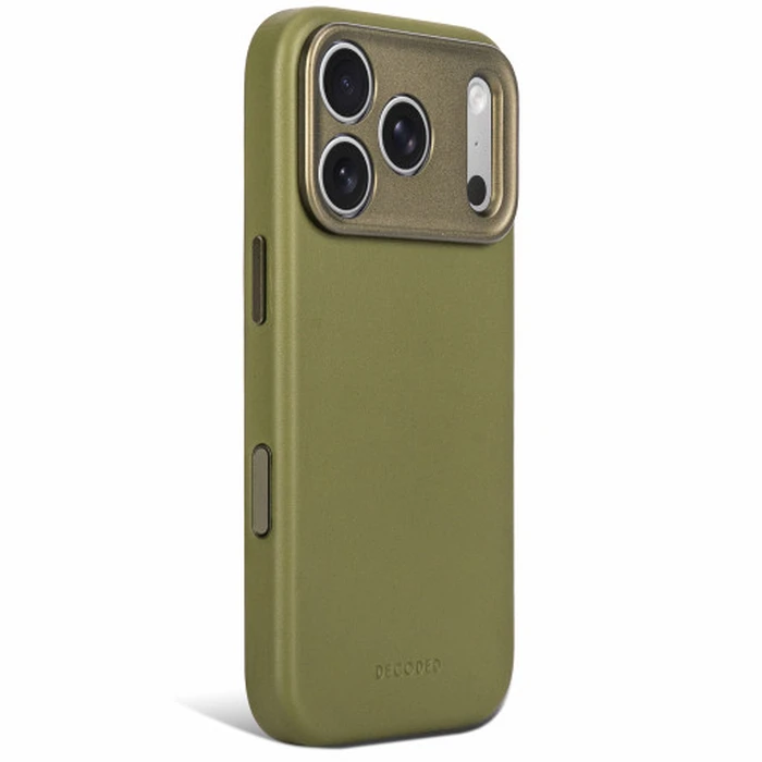 Decoded Leather Backcover Apple iPhone 18 Pro Max / 17 Pro Max MagSafe (moss green)