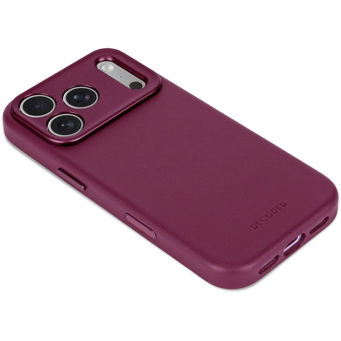 Decoded Leather Backcover Apple iPhone 18 Pro Max / 17 Pro Max MagSafe (aubergine)