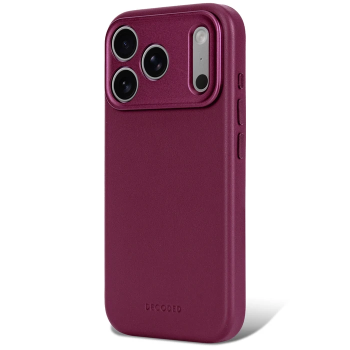 Decoded Leather Backcover Apple iPhone 18 Pro Max / 17 Pro Max MagSafe (aubergine)