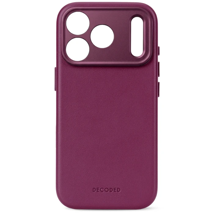 Decoded Leather Backcover Apple iPhone 18 Pro Max / 17 Pro Max MagSafe (aubergine)
