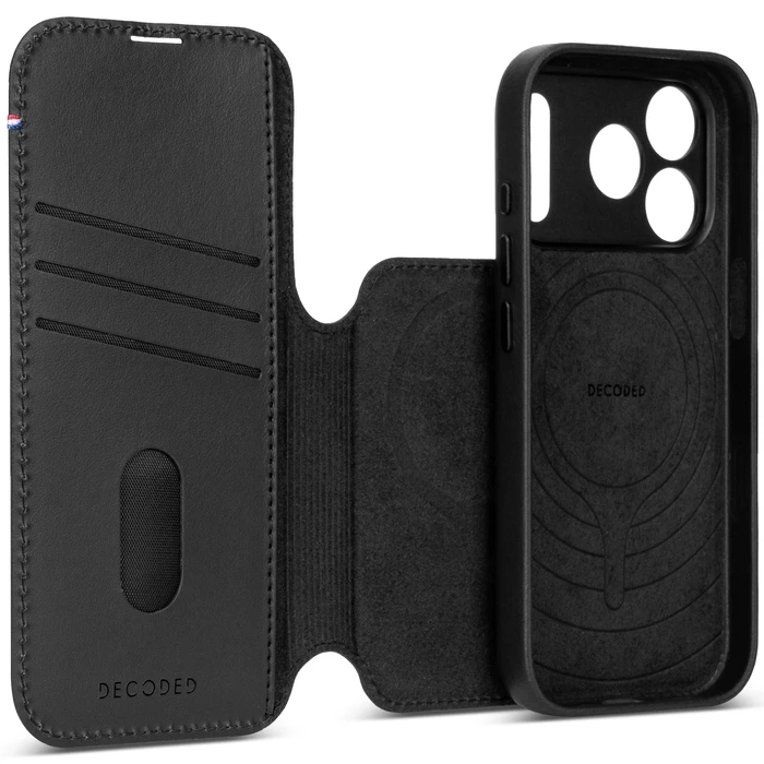 Decoded Leather Detachable Wallet Apple iPhone 18 Pro Max / 17 Pro Max MagSafe (black)