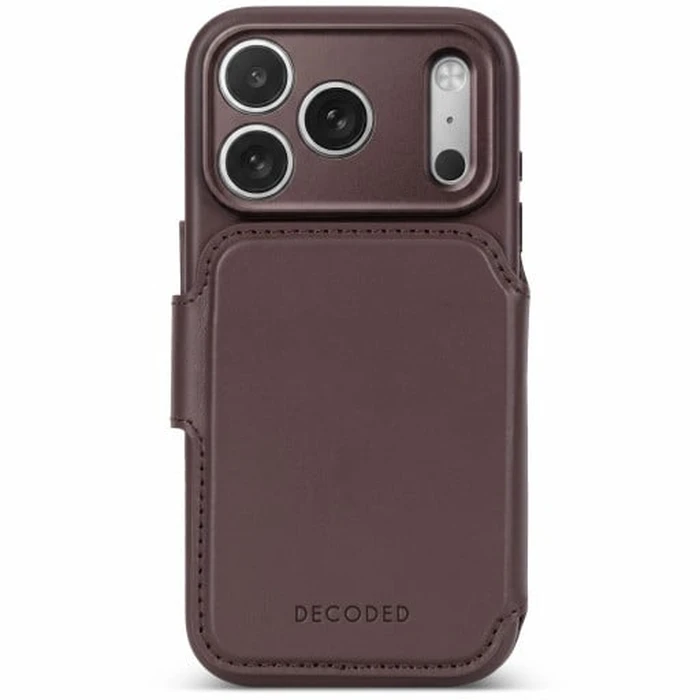 Decoded Leather Detachable Wallet Apple iPhone 18 Pro Max / 17 Pro Max MagSafe (chocolat brown)