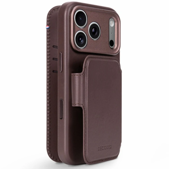Decoded Leather Detachable Wallet Apple iPhone 18 Pro Max / 17 Pro Max MagSafe (chocolat brown)