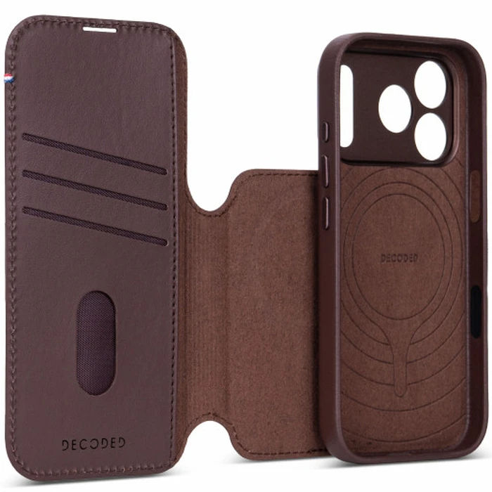 Decoded Leather Detachable Wallet Apple iPhone 18 Pro Max / 17 Pro Max MagSafe (chocolat brown)