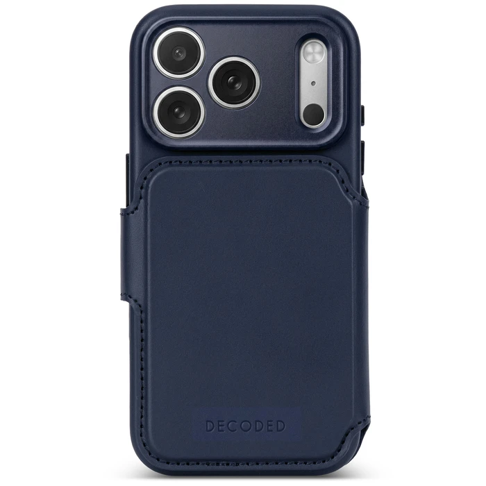 Decoded Leather Detachable Wallet Apple iPhone 18 Pro Max / 17 Pro Max MagSafe (midnight)