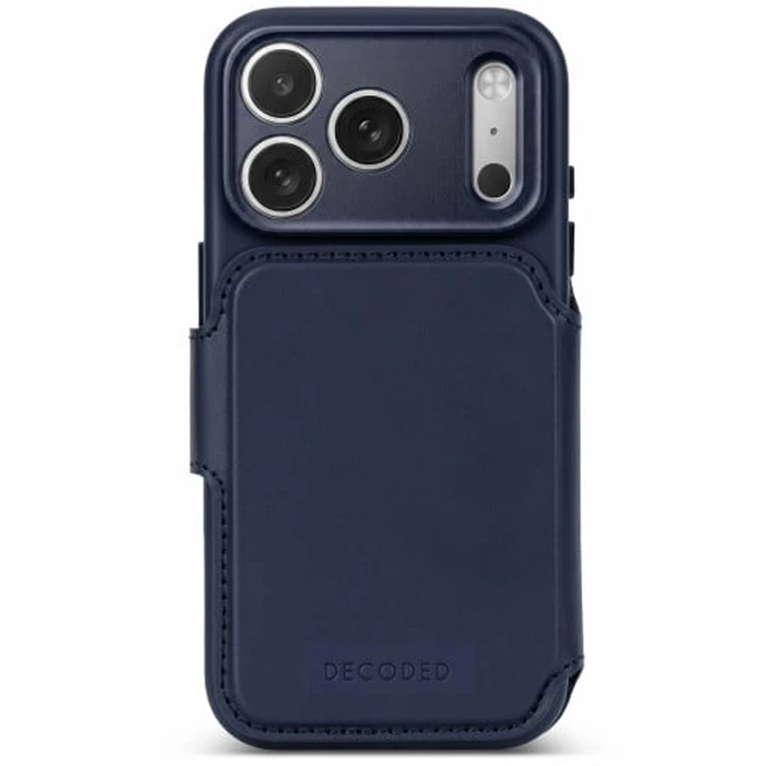Decoded Leather Detachable Wallet Apple iPhone 18 Pro Max / 17 Pro Max MagSafe (midnight)