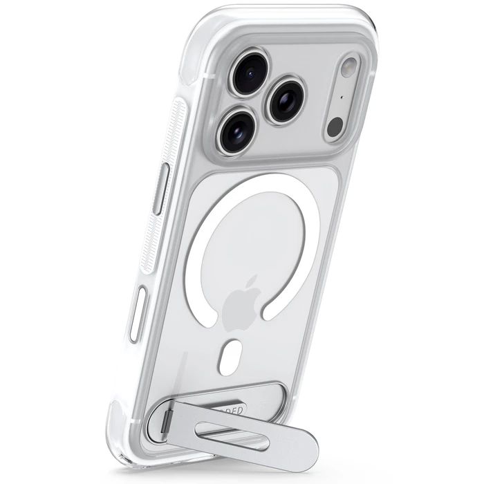 Decoded AntiMicrobial Hybrid Stand Backcover Apple iPhone 18 Pro Max / 17 Pro Max MagSafe (clear)