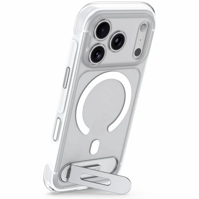Decoded AntiMicrobial Hybrid Stand Backcover Apple iPhone 18 Pro Max / 17 Pro Max MagSafe (frosted white)