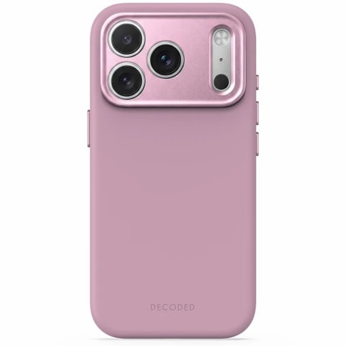 Decoded AntiMicrobial Silicone Backcover Apple iPhone 18 Pro / 17 Pro MagSafe (rose quartz)