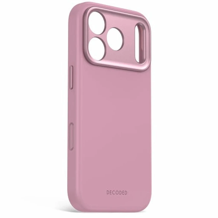 Decoded AntiMicrobial Silicone Backcover Apple iPhone 18 Pro / 17 Pro MagSafe (rose quartz)