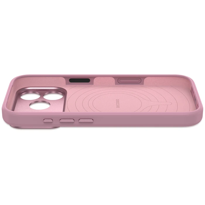 Decoded AntiMicrobial Silicone Backcover Apple iPhone 18 Pro / 17 Pro MagSafe (rose quartz)
