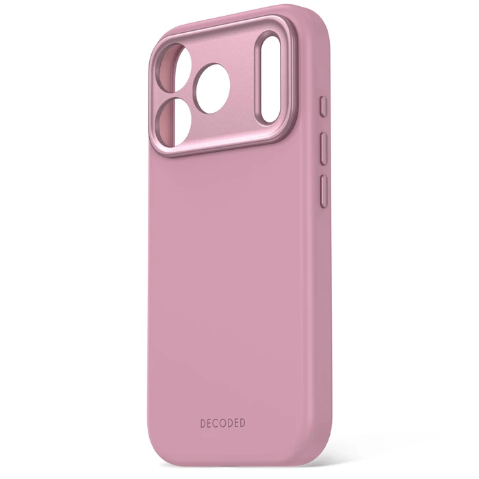 Decoded AntiMicrobial Silicone Backcover Apple iPhone 18 Pro / 17 Pro MagSafe (rose quartz)