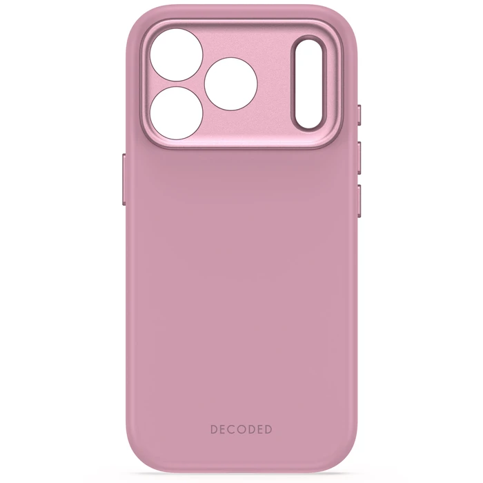 Decoded AntiMicrobial Silicone Backcover Apple iPhone 18 Pro / 17 Pro MagSafe (rose quartz)